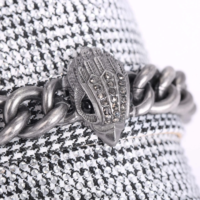 Kurt Geiger moterys Londono chelsea mulas T2T28362 sidabras | avalynė