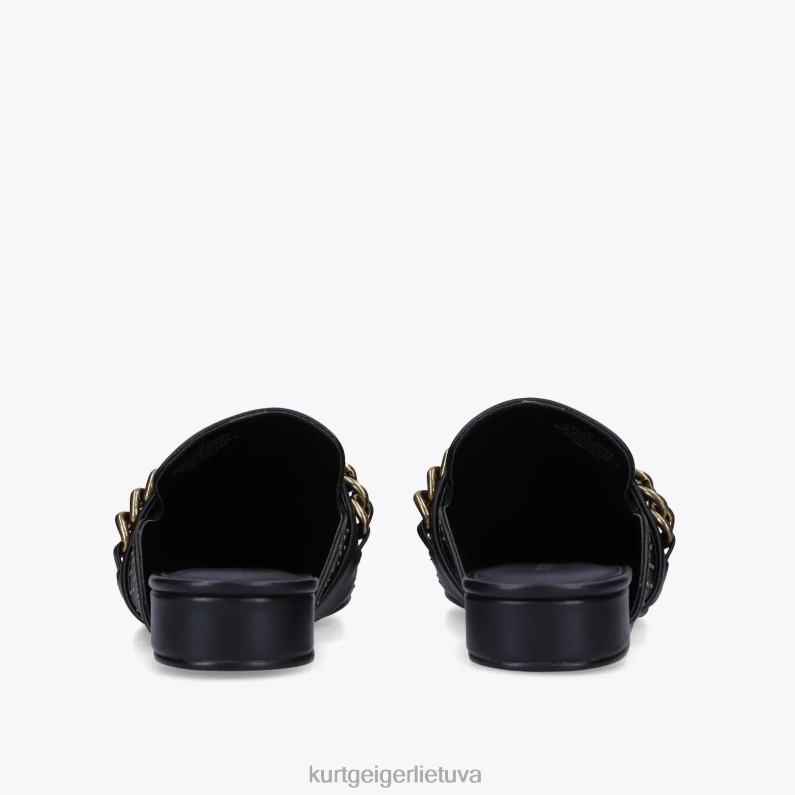 Kurt Geiger moterys Londono chelsea mulas T2T28363 juodas | avalynė