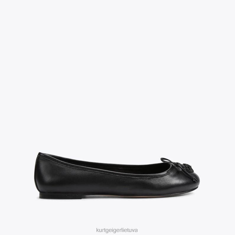 Kurt Geiger moterys Londono erelio balerina T2T28356 juodas | avalynė