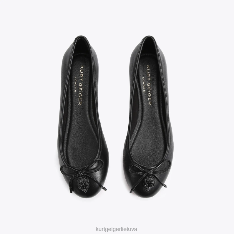 Kurt Geiger moterys Londono erelio balerina T2T28356 juodas | avalynė