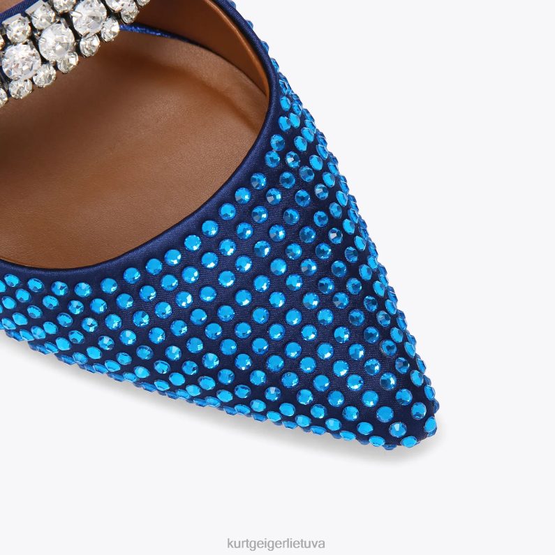 Kurt Geiger moterys Londono kunigaikščio kristalai T2T28684 mėlyna tamsi | avalynė