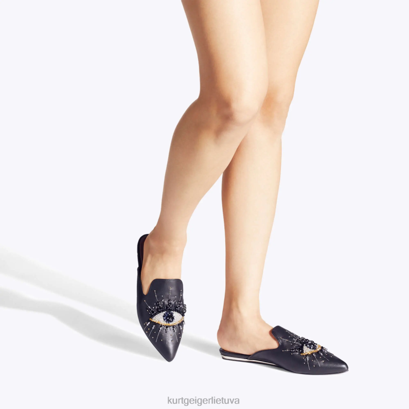 Kurt Geiger moterys londono alyvuogių akis T2T28360 juodas | avalynė