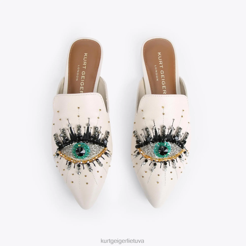 Kurt Geiger moterys londono alyvuogių akis T2T28367 kaulų | avalynė