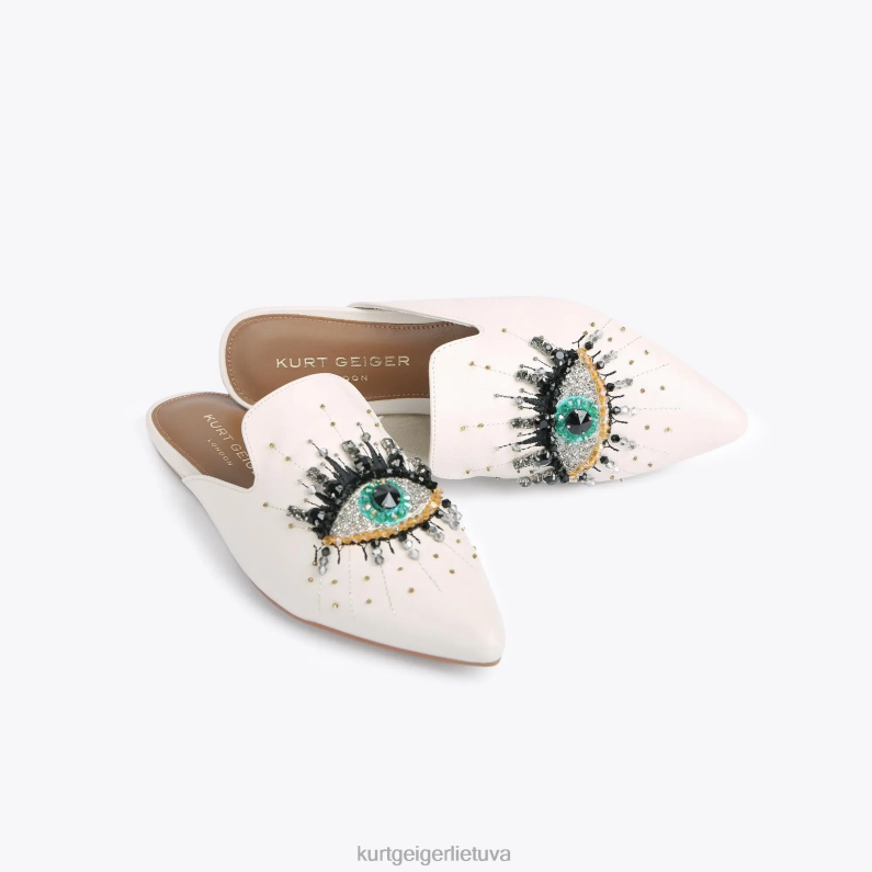 Kurt Geiger moterys londono alyvuogių akis T2T28367 kaulų | avalynė