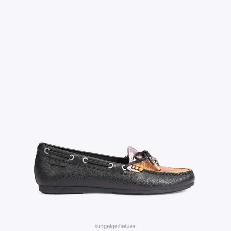 Kurt Geiger moterys londono erelio mokasinas T2T28227 juodas kitas | avalynė