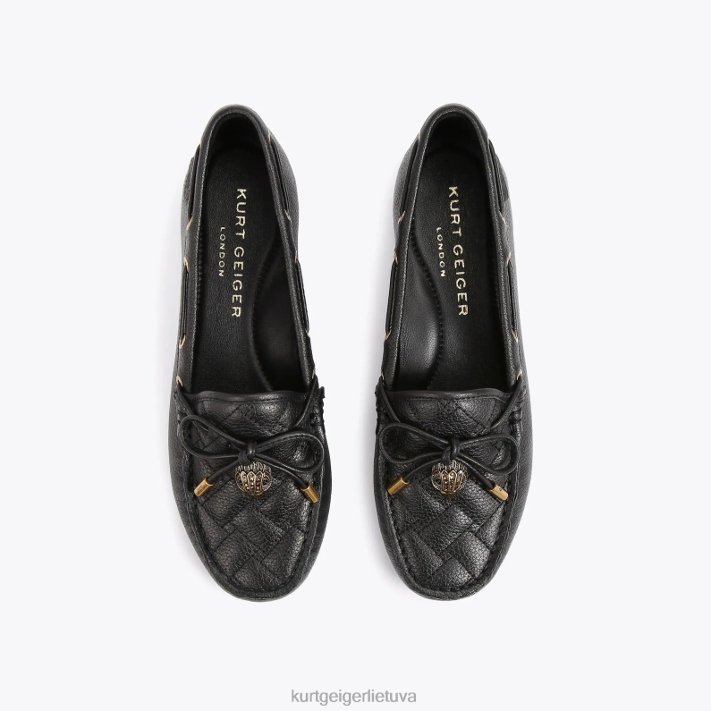 Kurt Geiger moterys londono erelio mokasinas T2T28355 juodas | avalynė