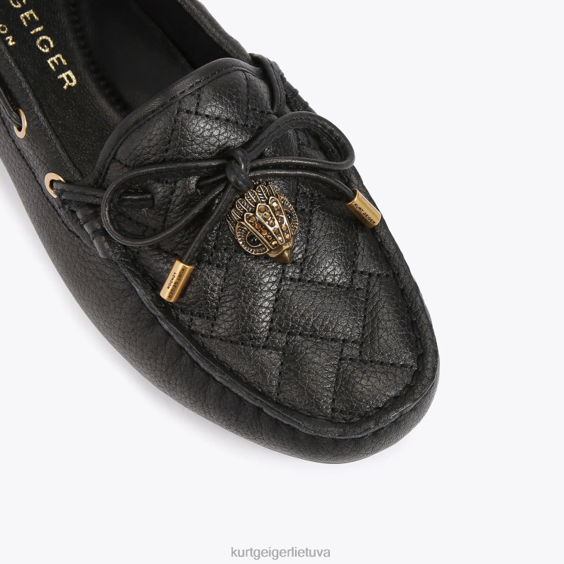 Kurt Geiger moterys londono erelio mokasinas T2T28355 juodas | avalynė