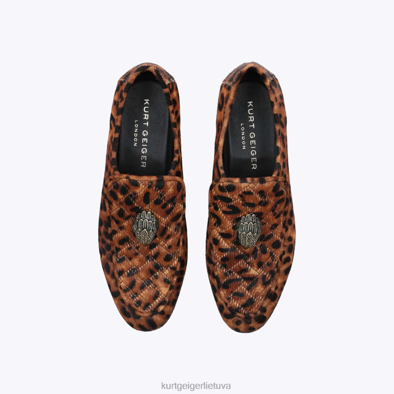 Kurt Geiger moterys londono holly eagle loafer T2T28382 vidutinio rudumo | avalynė