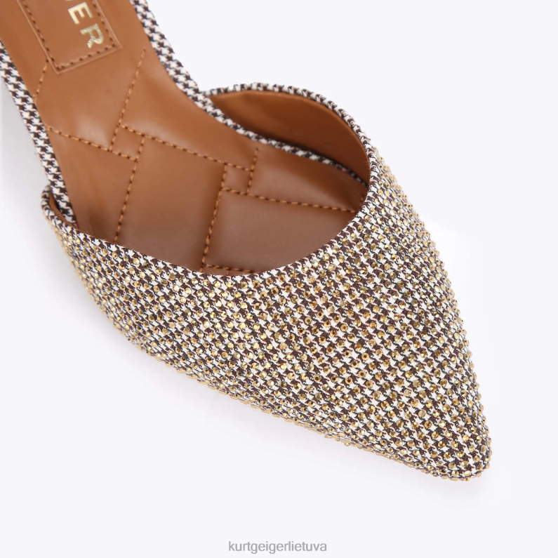 Kurt Geiger moterys Londonas Burlingtonas T2T28326 smėlio spalvos | avalynė