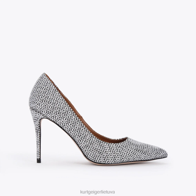 Kurt Geiger moterys Londono Belgravija T2T28321 sidabras | avalynė