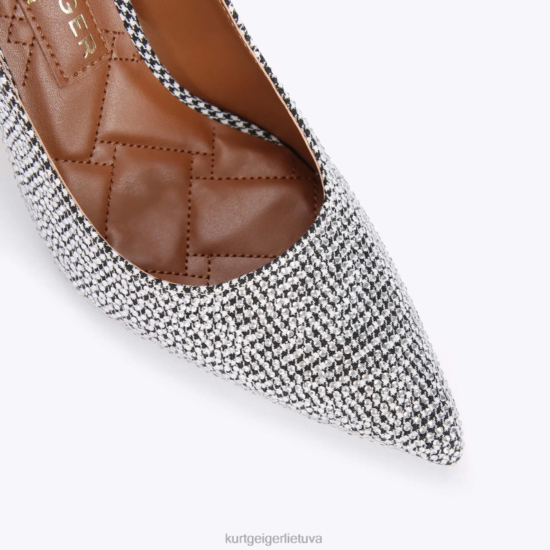 Kurt Geiger moterys Londono Belgravija T2T28321 sidabras | avalynė