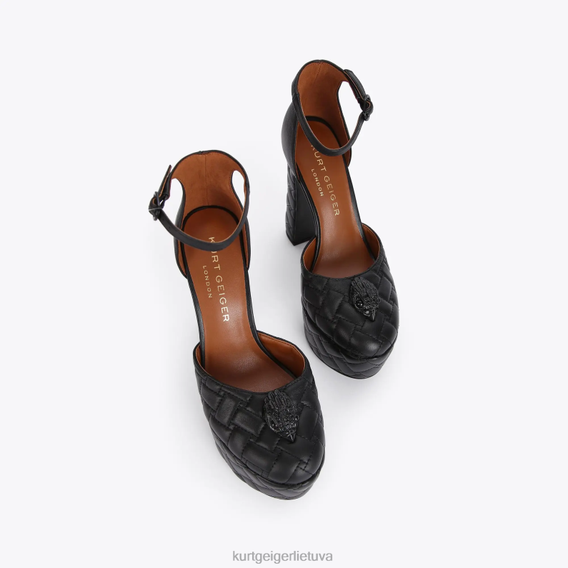 Kurt Geiger moterys Londono Kensingtono platforma T2T28347 juodas | avalynė