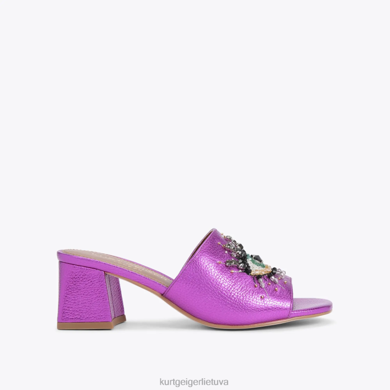 Kurt Geiger moterys Londono alyvuogių bloko akis T2T28666 fušija | avalynė