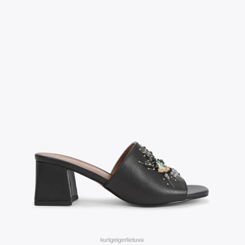 Kurt Geiger moterys Londono alyvuogių bloko akis T2T28667 juodas | avalynė