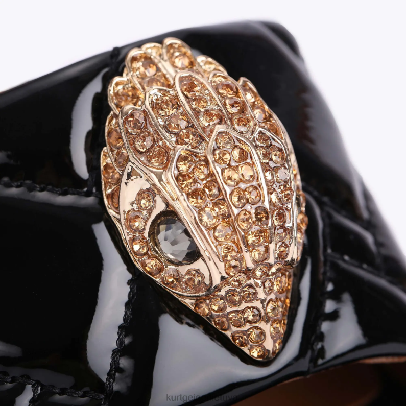 Kurt Geiger moterys Londono kensingtono sandalai T2T28671 juodas | avalynė