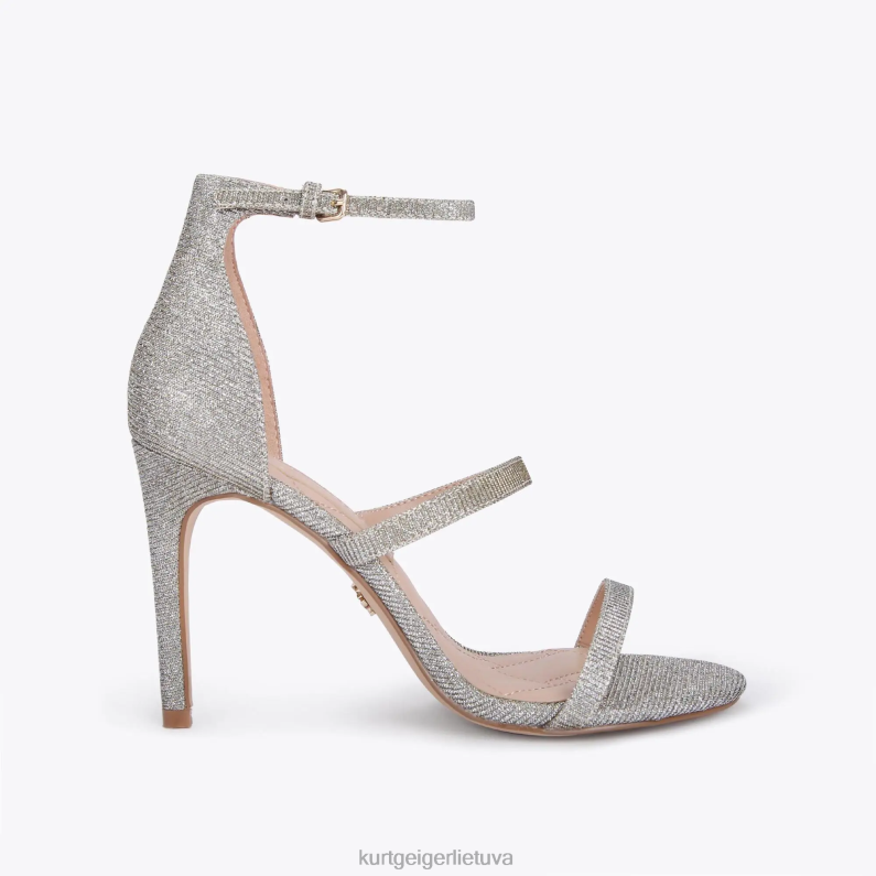 Kurt Geiger moterys Londono parko juosta T2T28325 sidabras | avalynė