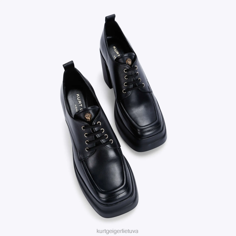 Kurt Geiger moterys london stomp suvarstyti kulnais T2T28404 juodas | avalynė