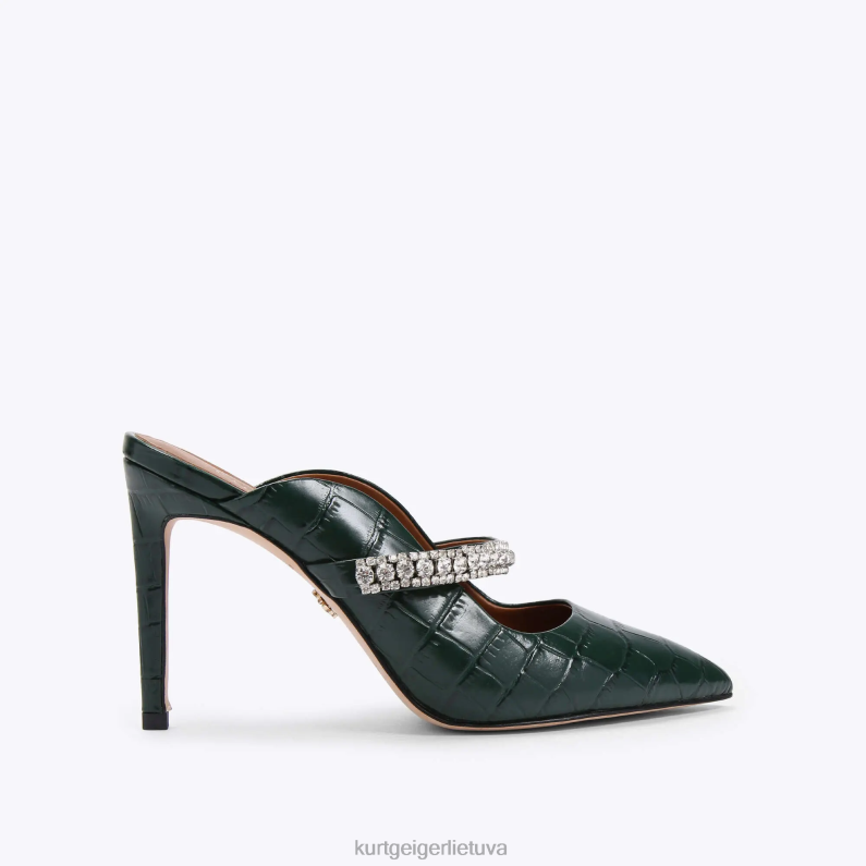 Kurt Geiger moterys londono kunigaikštis T2T28422 tamsiai žalia | avalynė