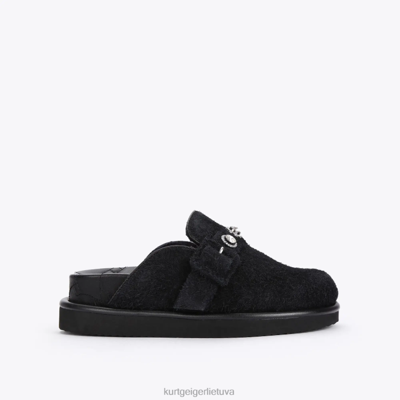 Kurt Geiger moterys Londono orsono krištolo mulas T2T28384 juodas | avalynė