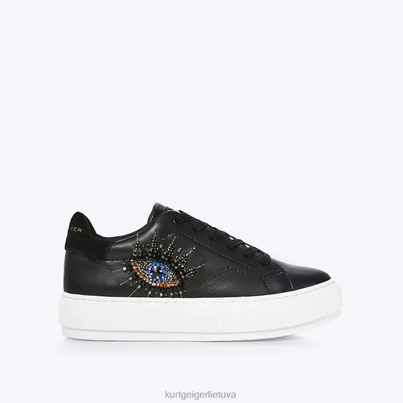 Kurt Geiger moterys Londono Laney akis T2T28301 juodas | avalynė