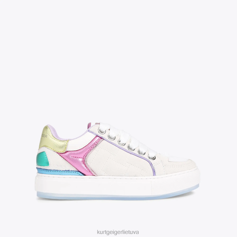 Kurt Geiger moterys Londono pietinis krantas T2T28295 balta kita | avalynė