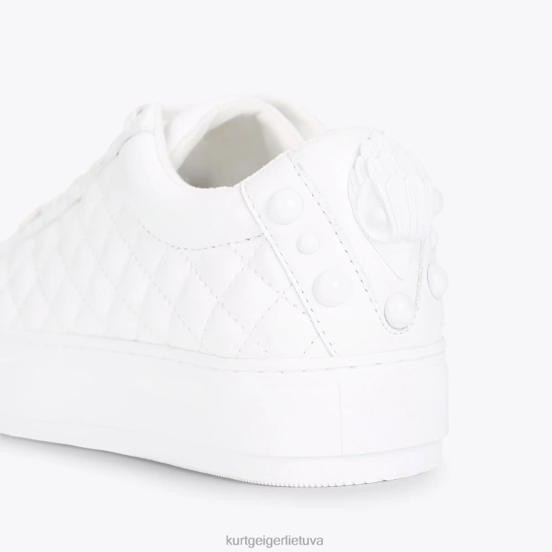 Kurt Geiger moterys london Laney eagle drench T2T28268 baltas | avalynė