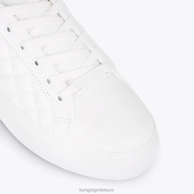 Kurt Geiger moterys london Laney eagle drench T2T28268 baltas | avalynė