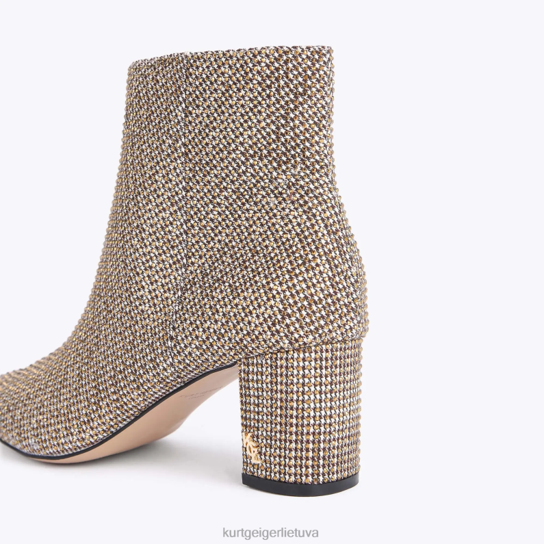 Kurt Geiger moterys londono burlingtono kulkšnies batai T2T28306 smėlio spalvos | avalynė