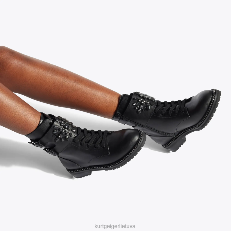 Kurt Geiger moterys londono šlaitas T2T28310 juodas derinys | avalynė