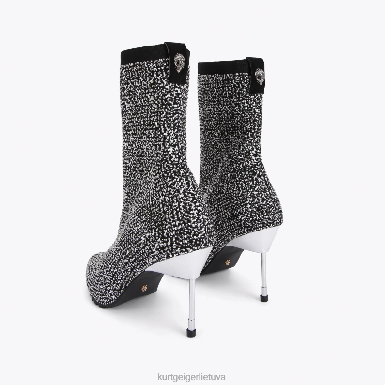 Kurt Geiger moterys Londono barbakanas T2T28402 sidabras | avalynė