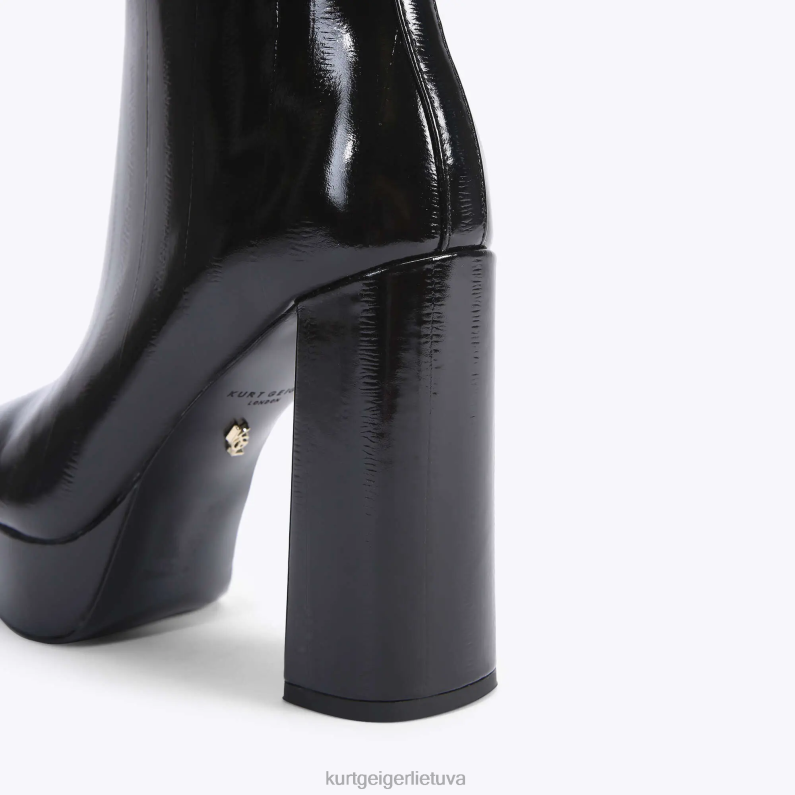 Kurt Geiger moterys Londono pierra platforminis batas T2T28401 juodas | avalynė