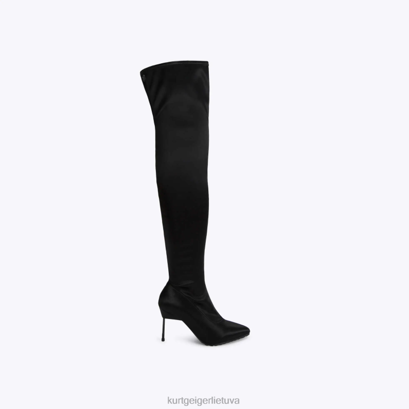 Kurt Geiger moterys londono barbakanas per kelius T2T28266 juodas | avalynė