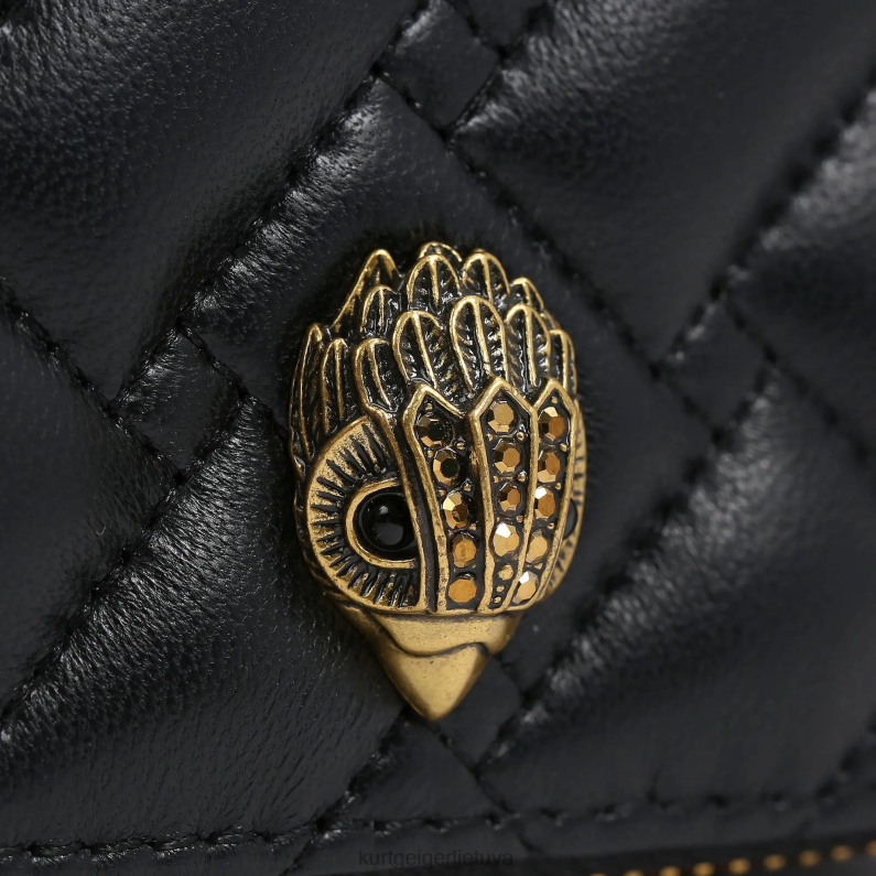 Kurt Geiger moterys Londono Kensingtono papuošalų dėklas T2T28561 juodas | krepšiai