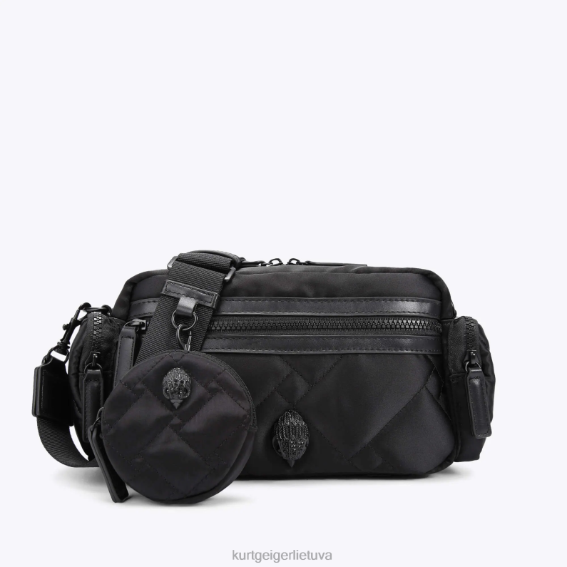 Kurt Geiger moterys Londono perdirbtas kelių fotoaparatų krepšys T2T28277 juodas kitas | krepšiai