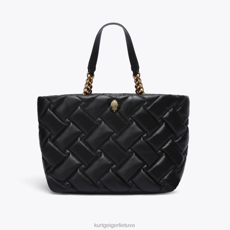 Kurt Geiger moterys Londono Kensingtono minkštas pirkėjas T2T2871 juodas | krepšiai