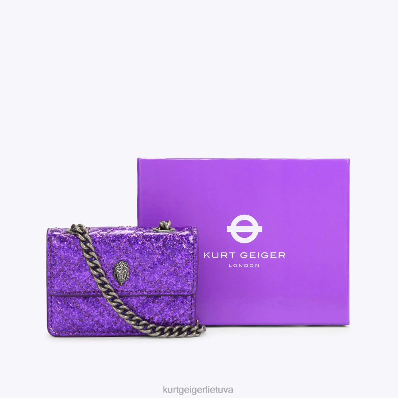 Kurt Geiger moterys Londonas tfl mikro Kensingtonas T2T28106 violetinė | krepšiai