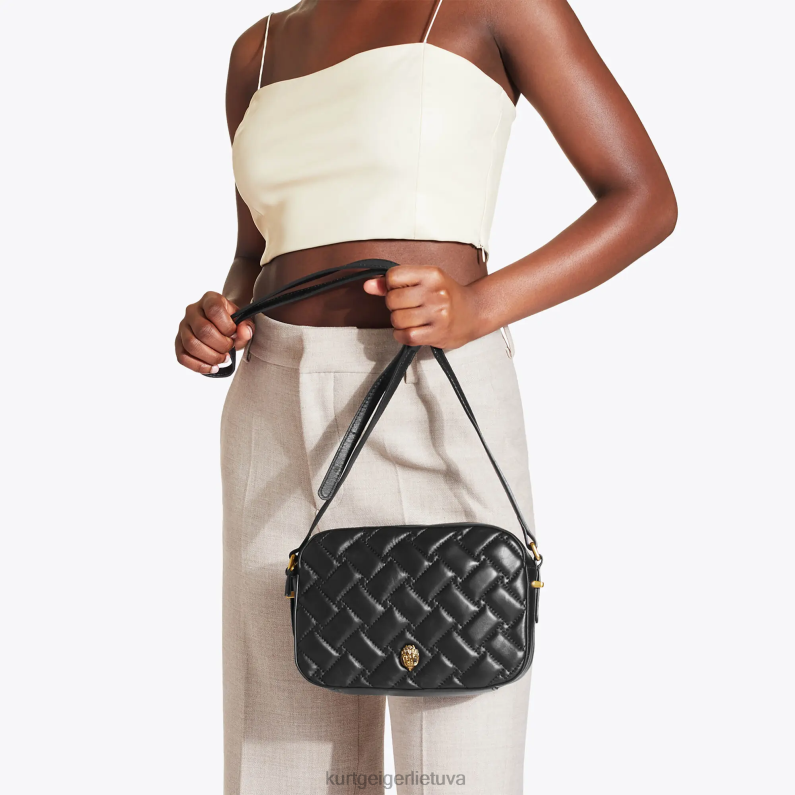 Kurt Geiger moterys Londono Kensingtono kryžiaus kūnas T2T2870 juodas | krepšiai