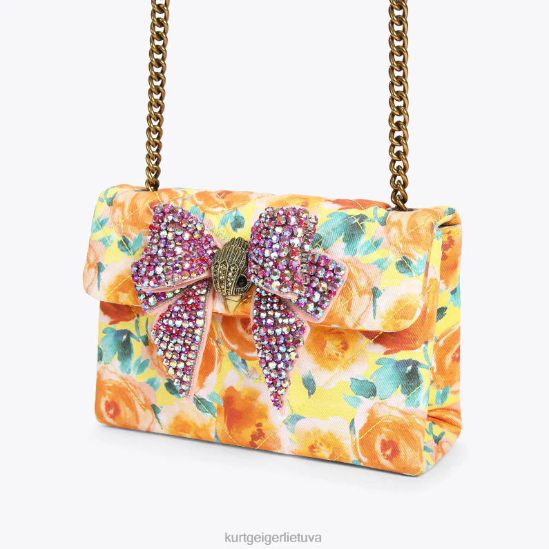 Kurt Geiger moterys Londono lankas vidutinis Kensingtonas T2T283 oranžinė | krepšiai