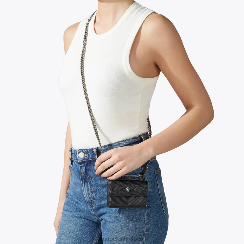 Kurt Geiger moterys Londono mikrokensingtonas T2T2861 juodas | krepšiai