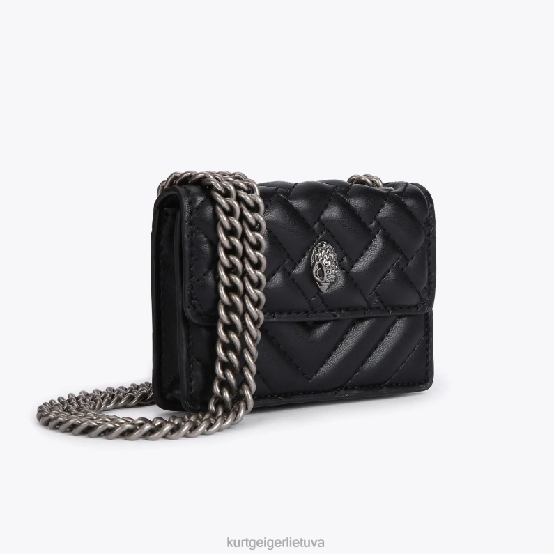 Kurt Geiger moterys Londono mikrokensingtonas T2T2861 juodas | krepšiai