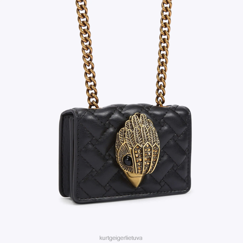 Kurt Geiger moterys Londono mikrokensingtonas T2T2862 juodas | krepšiai