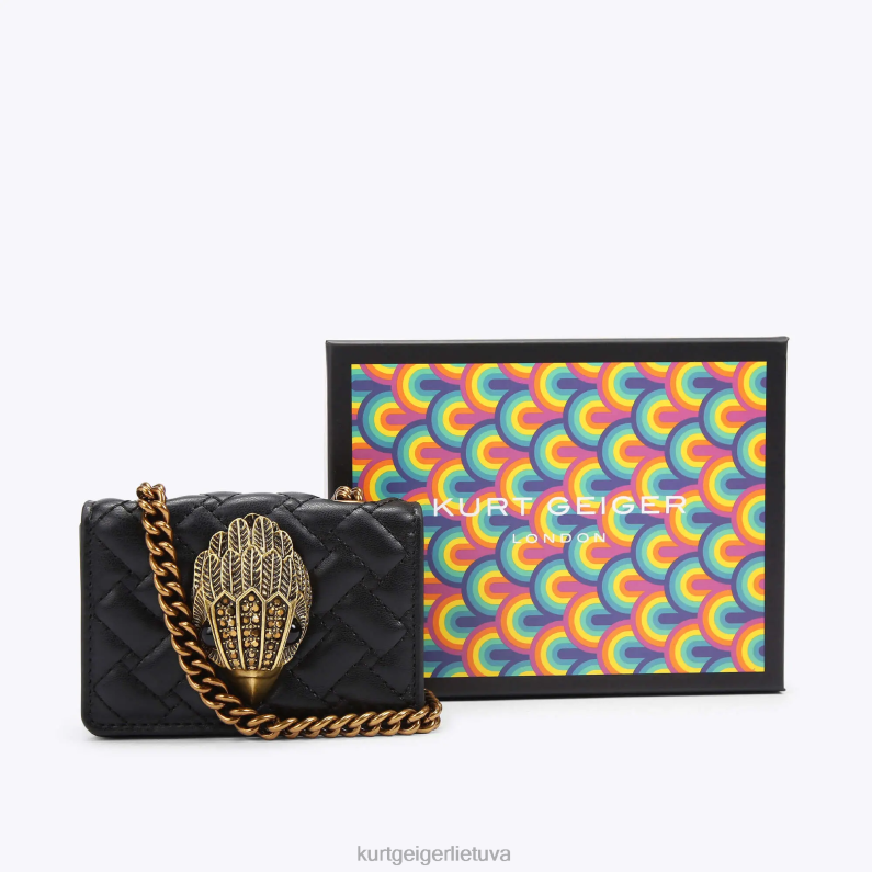 Kurt Geiger moterys Londono mikrokensingtonas T2T2862 juodas | krepšiai