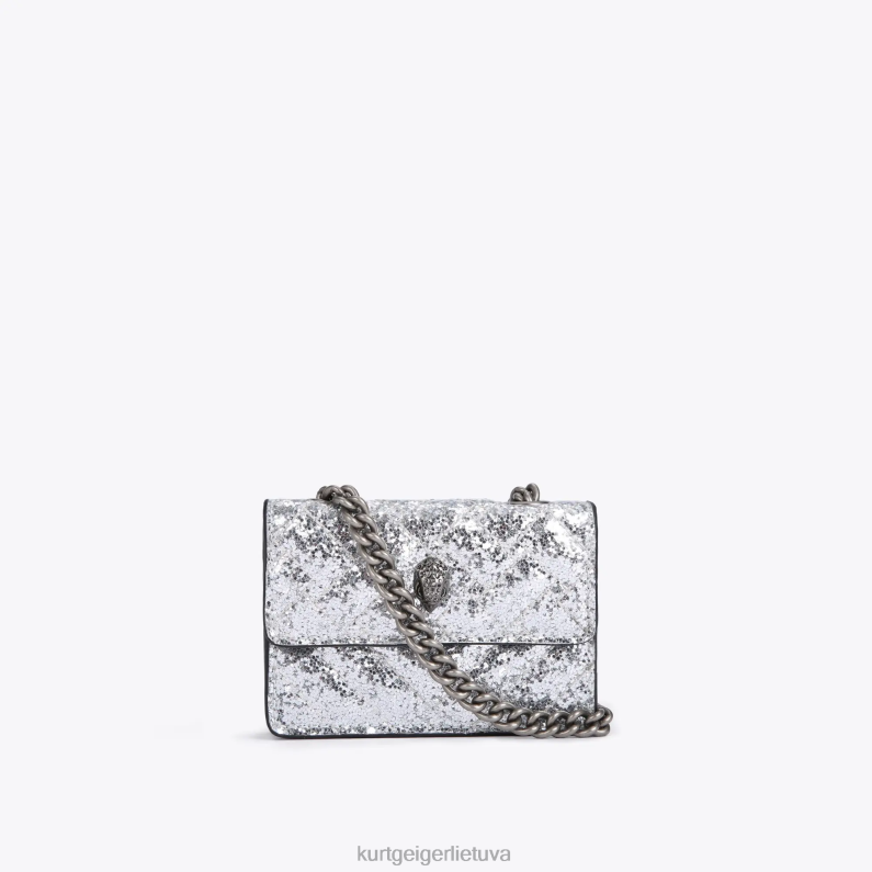 Kurt Geiger moterys Londono mikrokensingtonas T2T2863 sidabras | krepšiai