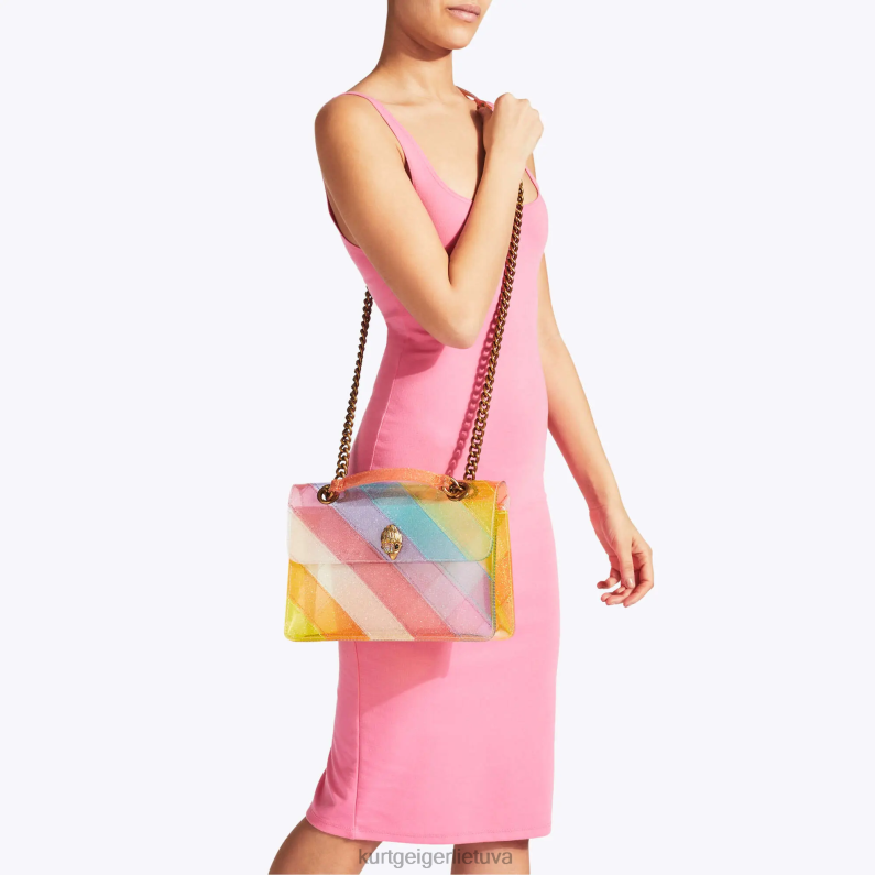 Kurt Geiger moterys Londono vinilo Kensington krepšys T2T284 daug/kita | krepšiai