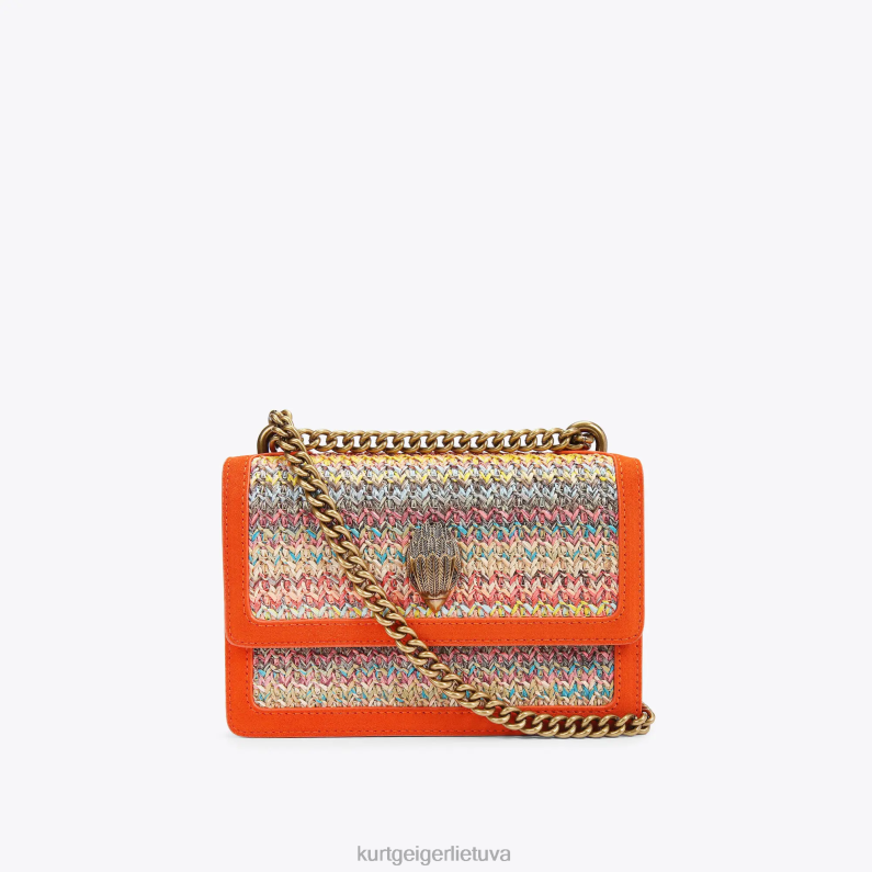 Kurt Geiger moterys london Shoreditch mažas kryžius kūnas T2T28113 oranžinė | krepšiai