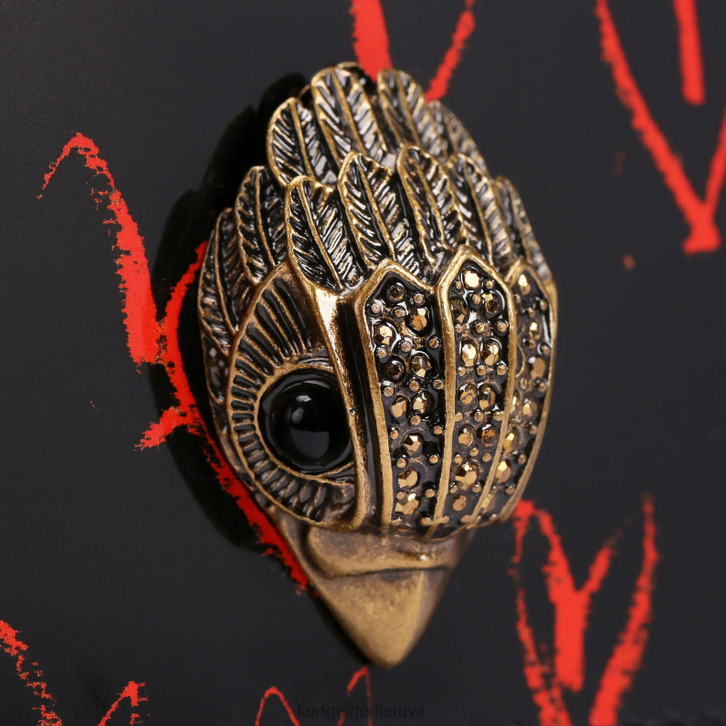 Kurt Geiger moterys london Shoreditch mažas kryžius kūnas T2T28116 juoda raudona | krepšiai