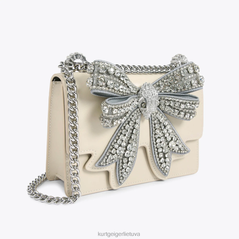 Kurt Geiger moterys london Shoreditch mažas kryžius kūnas T2T28137 kaulų | krepšiai