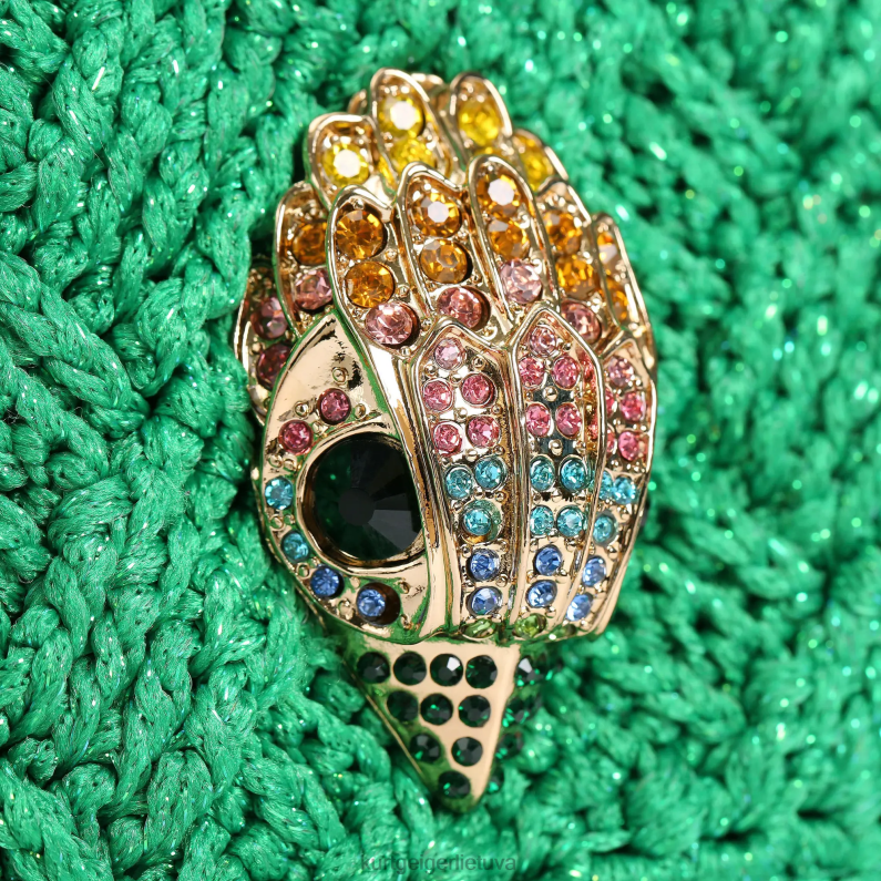 Kurt Geiger moterys londono nėrimo pakraštyje Kensingtonas T2T2845 žalias | krepšiai