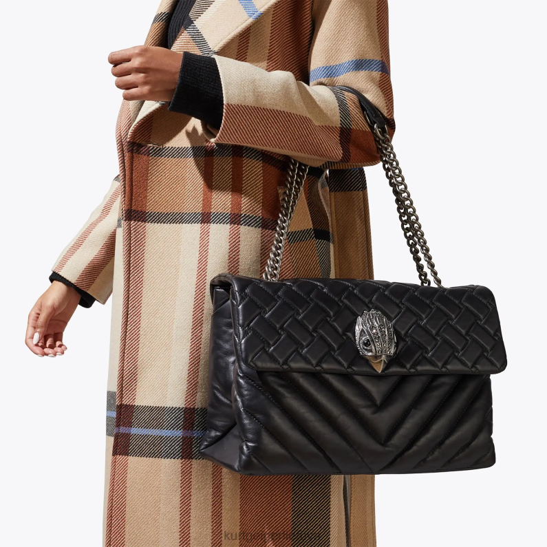 Kurt Geiger moterys londono oda xxl kensington T2T2864 juodas | krepšiai