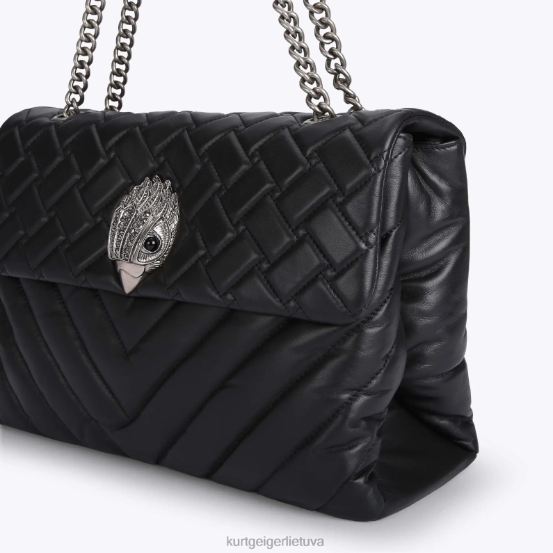 Kurt Geiger moterys londono oda xxl kensington T2T2864 juodas | krepšiai